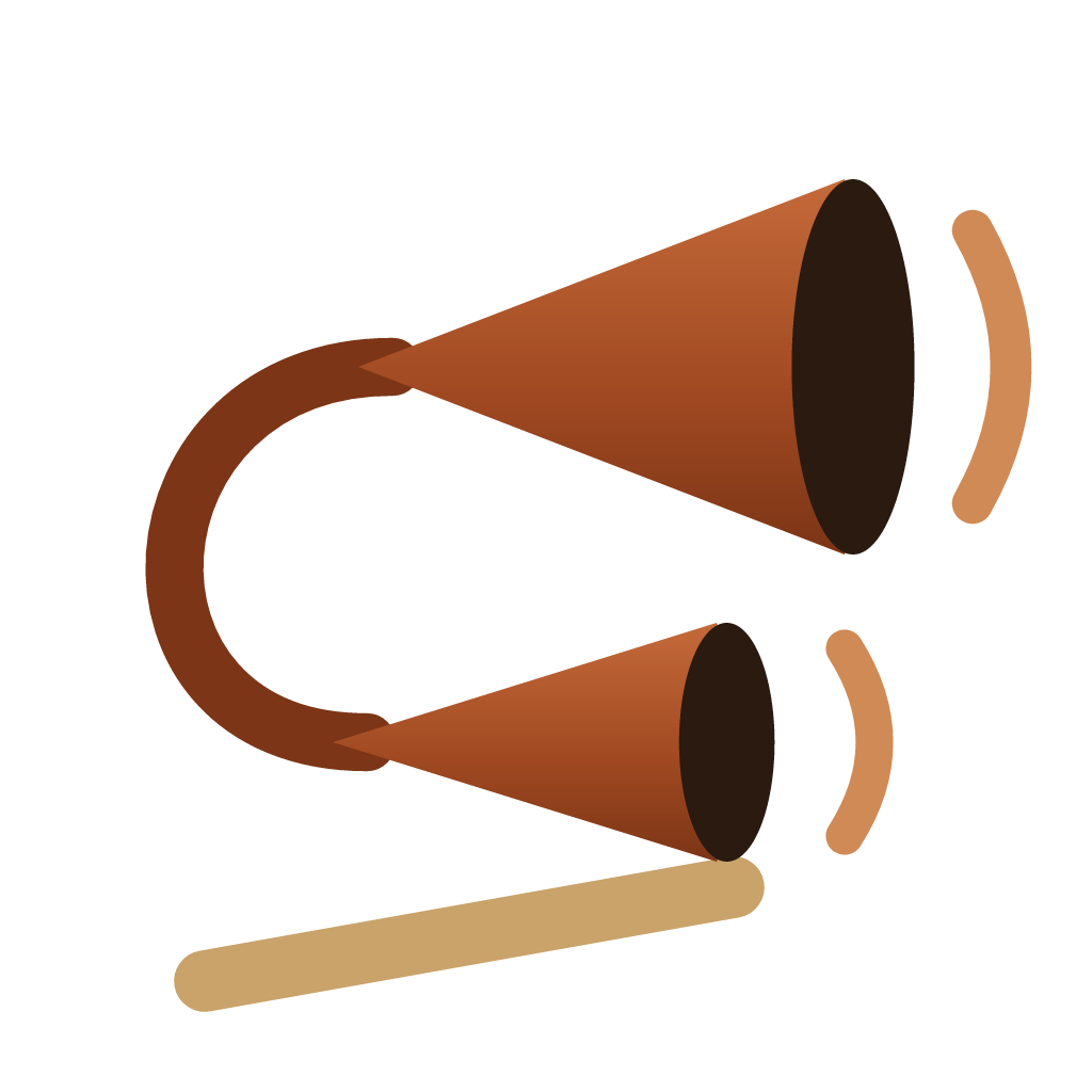 The Binchika agogo: a West African double bell, rung to call people's attention